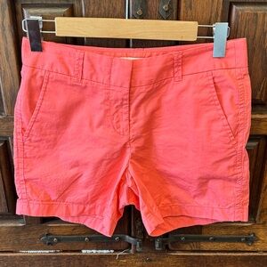 J. Crew Vibrant Coral Women's Shorts